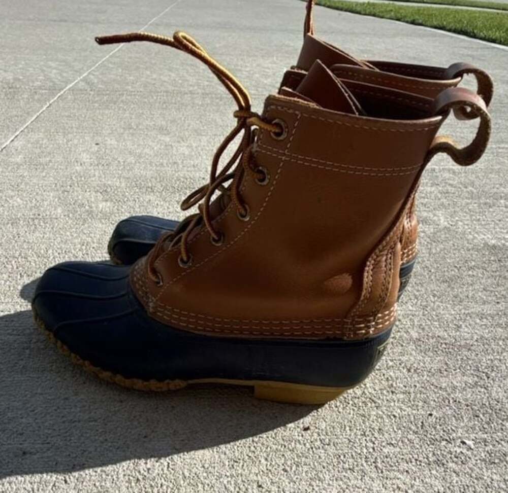 L.L. Bean Original Bean Boots 8-Inch Leather Duck Boots